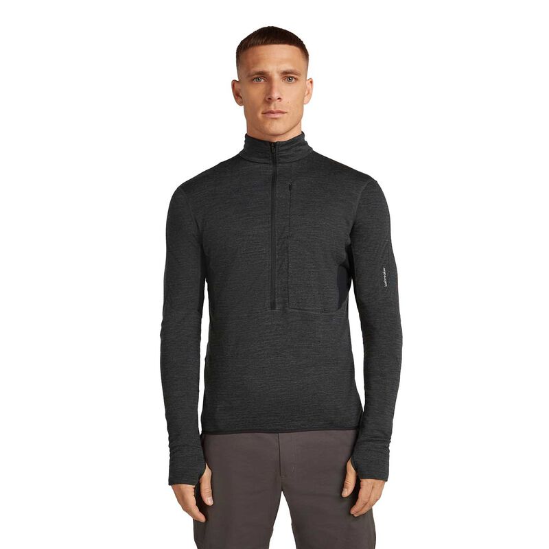 Icebreaker M Merino Blend 200 RealFleece Descender LS Half Zip image number 8